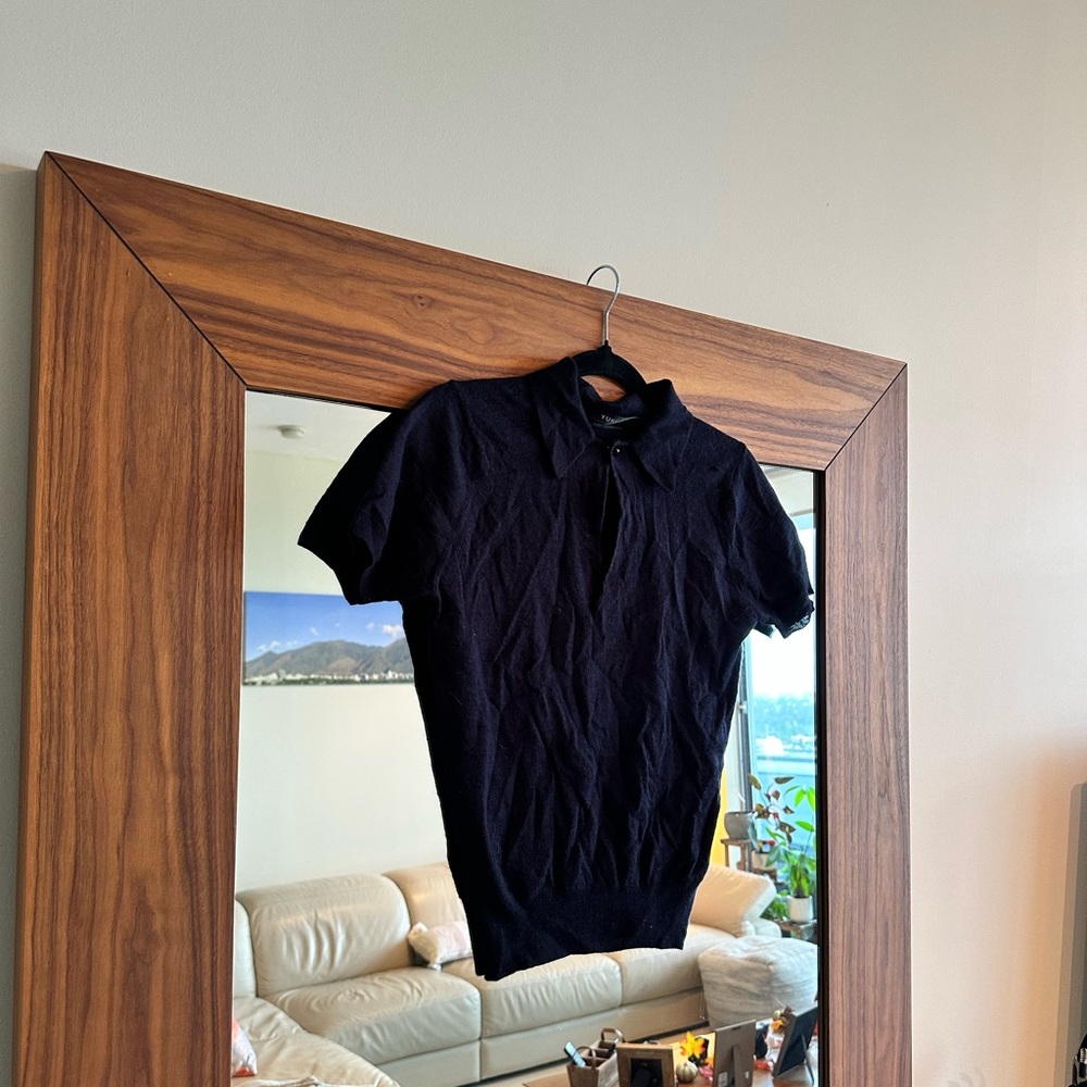 Classic Black Women's Polo Top
